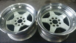 ◆希少絶版ワーク　マイスター　WORK　MEISTER　CR01R　14X7.5J-15実測　4H100　深リム101ｍｍ　ロードスターなどに2本