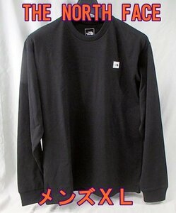 未使用 ノースフェイス スモール ボックスロゴT XLサイズ ロングスリーブ 長袖 ブラック NT32441 Tシャツ 送料370円