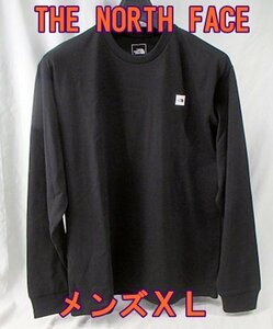 未使用 ノースフェイス スモール ボックスロゴT XLサイズ ロングスリーブ 長袖 ブラック NT32441 Tシャツ 送料430円