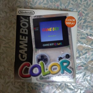 ゲームボーイカラー クリア 空箱 箱のみ ニンテンドー Nintendo ゲームボーイ　GAME BOY COLOR GBC