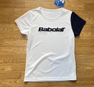 【送料込】BABOLAT バボラ ウィメンズゲームシャツ ホワイト 白 XL レディス 女性 BWP2573