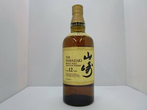 サントリー シングルモルト ウイスキー 山崎 12年 700ml 43% SUNTORY YAMAZAKI 国産 未開栓 古酒 /C20527