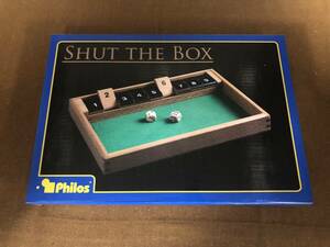 【中古】シャットザボックス Shut The Box ボードゲーム 1～２人用 アナログゲーム ダイスゲーム　SS2406B23