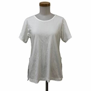 B385-53 DIESEL ディーゼル 半袖 Tシャツ シャツ カットソー トップス デザイン ストレッチ ホワイト 白 レディース XXS