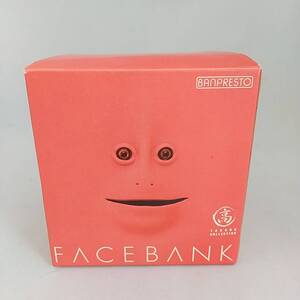 高田コレクション　フェイスバンク　FACEBANK　貯金箱　赤　プライズ