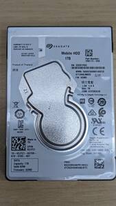 Seagate ST1000LM035 1TB 2.5inch 2850時間 583回 動作OK 1P0Q