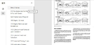 BMW E36 (1992-1998) 整備書　ワークショップマニュアル＆配電図