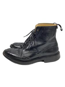 Tricker’s◆STOW DAINITE/レースアップブーツ/UK9.5/BLK/レザー/S63419