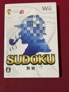 ｓ▼▼　中古　nintendo Wii　SUDOKU 数独　任天堂　未検品　動作未確認　ソフト　　/E16