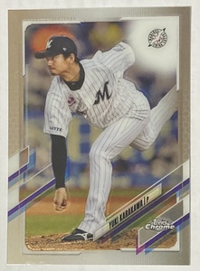 2021 Topps Chrome Npb 唐川侑己 千葉ロッテマリーンズ No.196 レギュラー