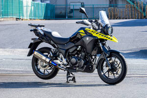 【アウトレット品・即納】 TT-Formula RS フルチタン スリップオン Vストローム250 (17-22) マフラー　Vスト OVER RACING (S201) 