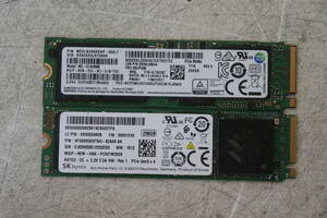 Y06/980 M.2 256GB SSD NVMe 2点セット フォーマット済み CrystalDiskInfo正常判定