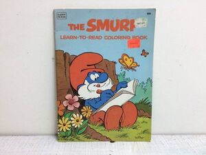 クリックポスト可! 【 値下げ 】スマーフ ヴィンテージ いろぬり SMURF VINTAGE PICTURE COLORING BOOK 塗り絵 塗絵 VG-1