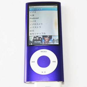 Apple iPod nano 第5世代 MC034J パープル ジャンク #3751