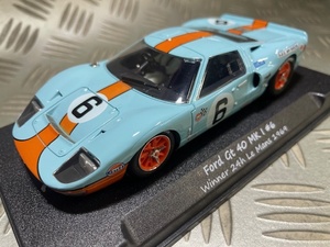 1159SW FORD GT40 MK1GULF#6/Jacky Ickx & Jackie Oliver　1969 LE MANS WINNERS