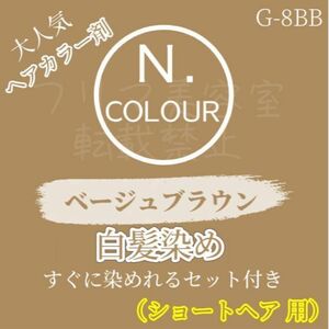 エヌドット　すぐに染めれるヘアカラーセット（白髪染め）ベージュブラウン