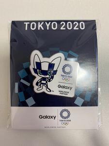☆TOKYO 2020東京オリンピック☆Galaxyギャラクシー ピンバッジ 非売品 ミライトワ ノベルティ 五輪 新品未開封