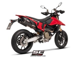 【国内在庫】SC-PROJECT SCプロジェクト SC1-S ツイン スリップオンサイレンサー 公道走行可 ユーロ5+対応 HYPERMOTARD 698 MONO / RVE 