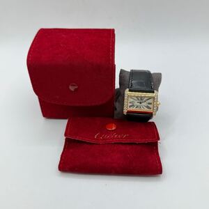 G1 Cartier カルティエ 時計 ミニ タンクディヴァン 腕時計 ケース付 750 No.gjm