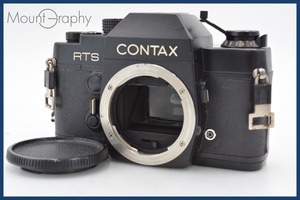 ★特別特価★ コンタックス CONTAX RTS+DATA BACK アイカップ＆ボディキャップ付 コンタックスY/Cマウント 同梱可 #sh289