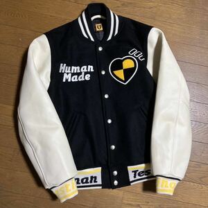 HUMAN MADE × A$AP Rocky スタジャン 黒(S) NIGO KENZO HUMAN TESTING VARSITY JACKET