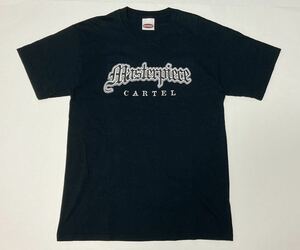 MASTERPIECE マスターピース M TEE tシャツ 半袖 ロゴ プリント ブラック 黒 BLACK