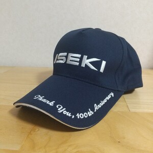 【未使用】ISEKI イセキ 帽子 キャップ 送料無料！ クボタ ヤンマー ジョンディア コンバイン トラクター 記念