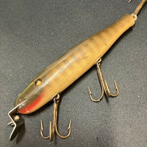 クリークチャブ パイキー ウッド グラスアイ pikie creek chub オールド (検 フルーガー 道楽 アブ バルサ50 アムコ#11-2-4