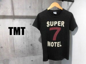 TMT ティーエムティー BIG HOLIDAY SUPER 7 MOTEL 抜染プリント 半袖 Tシャツ M/黒 ブラック/メンズ/キムタク