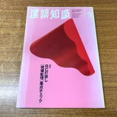 ●01)【同梱不可】建築知識 1996年9月号/特集 RC打放し「現場監理」重点チェック/No.475/1996年発行/雑誌/バックナンバー/A