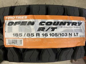 激安§1本 新品 ホワイトレター 185/85R16(185/85-16)105/103N LT TOYOオープンカントリーR/Tスズキ ジムニーJB64/JB23 OPEN COUNTRY