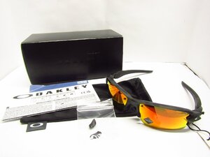 OAKLEY FLAK2.0(9271-276) オークリー プリズムレンズ 替えノーズパッド ソフトケース 保存袋 箱付き 中古品 ◆140323