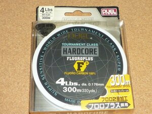 DUEL デュエル ハードコア フロロプラス 4LB 300m巻 ①