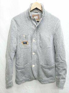 ◇ DIESEL ディーゼル ジップアップ 厚手 長袖 ジャケット サイズM グレー メンズ P