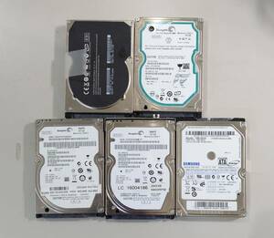 KN2588 【中古品】5個セット TOSHIBA SAMSUNG Seagate HDD