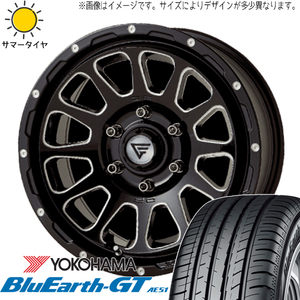 215/65R16 サマータイヤホイールセット ハイエース (YOKOHAMA BluEarth AE51 & DELTAFORCE OVAL 6穴 139.7)