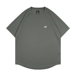 ◆ballaholic/ボーラホリック☆blhlc Cool Tee★charcoal gray/white　XS