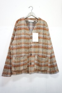 新品 国内正規 22AW OUR LEGACYアワーレガシー AMENT CHECK MOHAIR CARDIGAN モヘア カーディガン チェック M4226CC 48 本物1011M▲