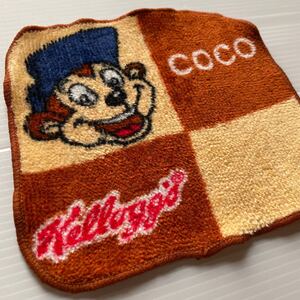 ケロッグ Kellogg Company ミニ タオル 約13×14cm ココくん COCO 付録 非売品 1回洗濯済 アメカジ アメリカン ハンドタオル