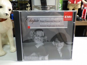 緑2｜無傷！★CD / EMI Classics 1999 EU★Chopin* - Piano Concertos Nos. 1 & 2｜Martha Argerich　アルゲリッチ