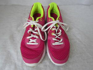 NIKE WMNS LUNAR FOREVER NT（ナイキ ウィメンズ ルナフォーエバー）（488164 600）　ピンク銀黄　　wm24㎝ US7　　2012年製　ok2309C