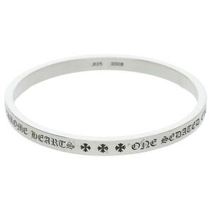 クロムハーツ Chrome Hearts BANGLE SPACER 6mm/6mmスペーサー シルバーブレスレット 中古 SJ02