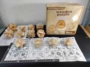 ■送料無料！■まとめて■大人のための木製パズル■立体パズル■３Ｄ■ウッドパズル■wooden puzzle■ウッドパズル■１２個セット！