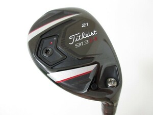 美品!!!◆◆ タイトリスト 913H ユーティリティ 21度 ROMBAX 75H(S) JP ◆◆日本仕様 Titleist ゴルフクラブ EE61