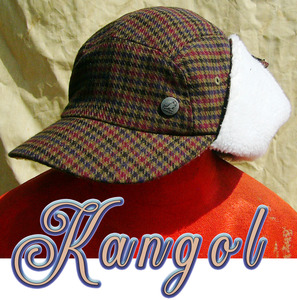 即決■KANGOL■ミミミはっしろ頭でつるんでcap■■古着