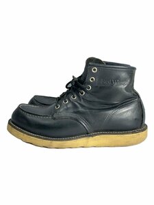 RED WING◆レースアップブーツ/US7.5/BLK