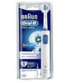 BRAUN 電動歯ブラシオーラルB PRO450 D165231AWH ホワイト