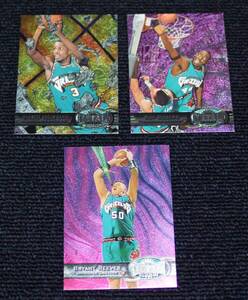 1997 Skybox Metal Universe Grizzlies 3カード セット NBA カード Shareef Abdur-Rahim