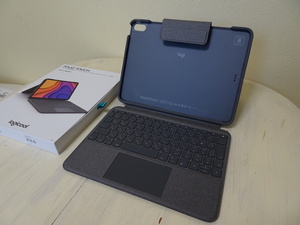 ロジクール FOLIO TOUCH キーボードケース iPad Air第4世代他 iK1094BKA 