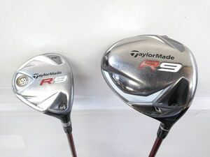 ♪送料無料 2本セット Taylor Made テーラーメイド R9 1W ドライバー 10.5° / 5W FW 19° Motore FUJIKURA FLEX(SR) E053004@160♪